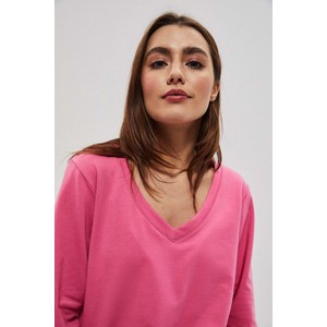 Różowa bluza Moodo.pl z tkaniny
