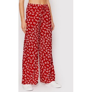 Czerwone spodnie Ralph Lauren w stylu boho
