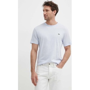 T-shirt Lacoste z krótkim rękawem w stylu casual z bawełny