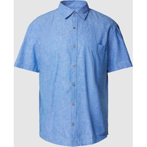 Niebieska koszula McNeal w stylu casual z krótkim rękawem