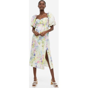 H & M & - MAMA Sukienka z odkrytymi ramionami - Biały
