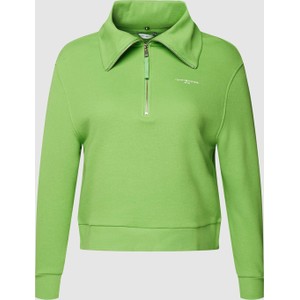 Zielona bluza Tommy Hilfiger z bawełny w stylu casual
