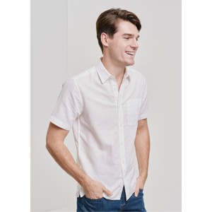 Koszula Ochnik z krótkim rękawem z bawełny w stylu casual