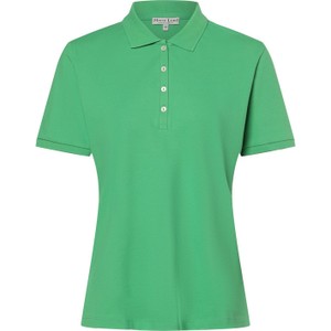 Zielony t-shirt Marie Lund w stylu klasycznym z bawełny