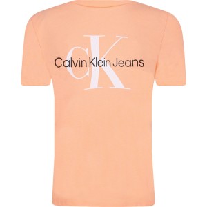 Bluzka dziecięca Calvin Klein z jeansu dla dziewczynek