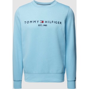 Niebieska bluza Tommy Hilfiger z bawełny