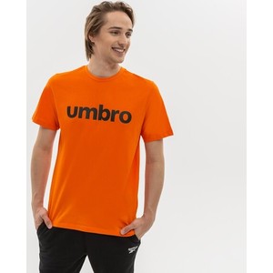 Pomarańczowy t-shirt Umbro w młodzieżowym stylu