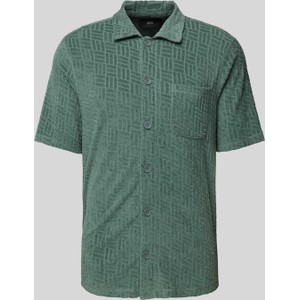 Zielona koszula Cinque z bawełny