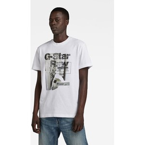 T-shirt G-Star Raw z krótkim rękawem w młodzieżowym stylu