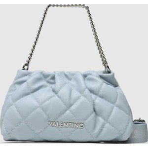 Niebieska torebka Valentino by Mario Valentino mała w młodzieżowym stylu matowa