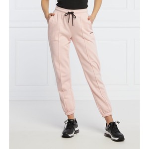 Różowe spodnie sportowe DKNY z dresówki