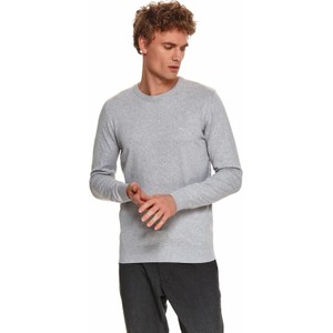 Sweter Top Secret z okrągłym dekoltem z tkaniny w stylu casual