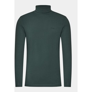 Zielony sweter Pierre Cardin z golfem