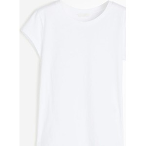 T-shirt H & M w stylu casual z krótkim rękawem z okrągłym dekoltem