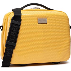 Żółta torebka Wittchen w stylu casual średnia na ramię