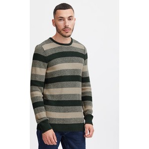 Sweter Blend w młodzieżowym stylu z okrągłym dekoltem