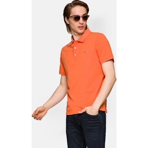 Pomarańczowa koszulka polo LANCERTO