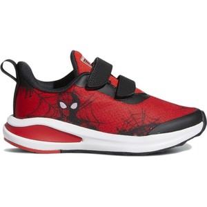 Czerwone buty sportowe dziecięce Adidas na rzepy