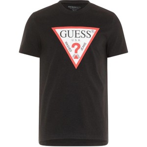 T-shirt Guess z krótkim rękawem w młodzieżowym stylu