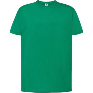 Zielony t-shirt JK Collection w stylu casual z bawełny z krótkim rękawem
