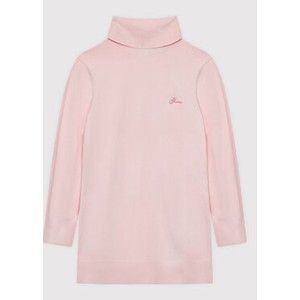 Różowy sweter Guess