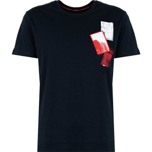 Czarny t-shirt ubierzsie.com z nadrukiem