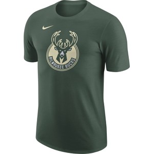 Zielony t-shirt Nike z nadrukiem w sportowym stylu