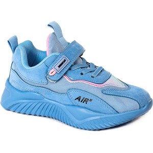 Niebieskie buty sportowe dziecięce American Club na rzepy