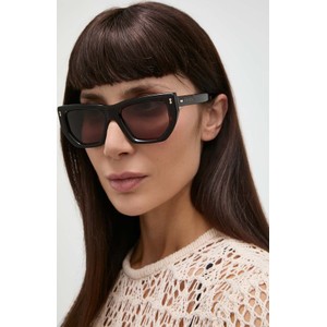 Brązowe okulary damskie Gucci