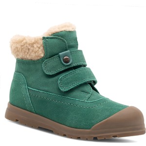 Zielone buty dziecięce zimowe Lasocki Kids