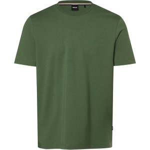Zielony t-shirt Hugo Boss z dżerseju w stylu casual