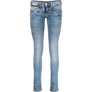 Niebieskie jeansy Herrlicher z bawełny w street stylu