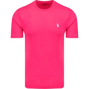 Różowy t-shirt POLO RALPH LAUREN z bawełny