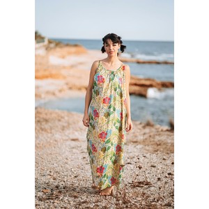 Sukienka Isla Bonita By Sigris w stylu boho na ramiączkach z bawełny