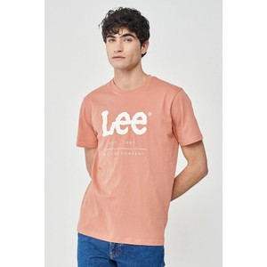 T-shirt Lee z bawełny