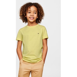 Żółta koszulka dziecięca Tommy Hilfiger dla chłopców