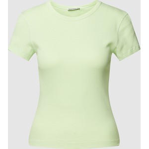 Zielony t-shirt Drykorn z okrągłym dekoltem