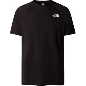 Czarny t-shirt The North Face w sportowym stylu z bawełny z krótkim rękawem