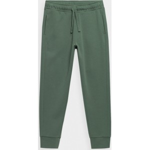 Zielone spodnie sportowe Outhorn w stylu casual z dresówki
