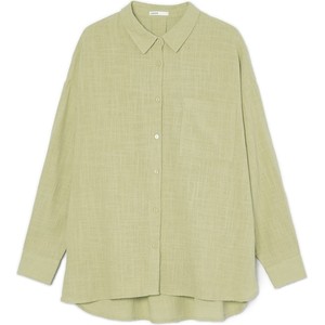 Zielona koszula Cropp z bawełny