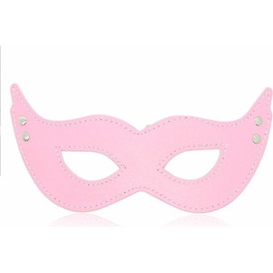 Maybella Maska skórzana na oczy - Różowy / Uniwersalny
