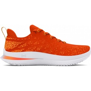 Pomarańczowe buty sportowe Under Armour w sportowym stylu sznurowane z płaską podeszwą
