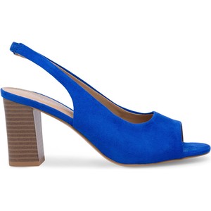 Niebieskie sandały Clara Barson na obcasie