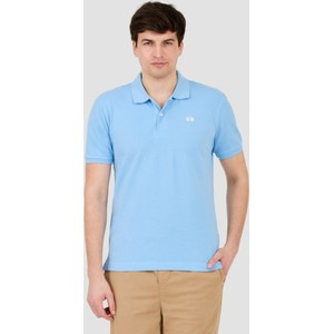 Niebieska koszulka polo La Martina w stylu casual