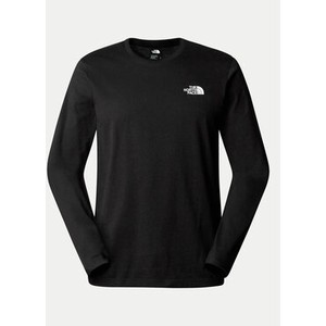 Czarna koszulka z długim rękawem The North Face z długim rękawem w sportowym stylu