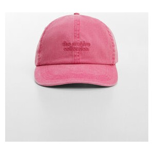 Różowa czapka Mango