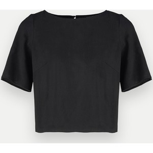Czarny t-shirt Molton w stylu casual