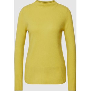 Żółty sweter Christian Berg Woman z wełny