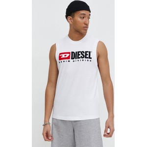 T-shirt Diesel z bawełny w młodzieżowym stylu