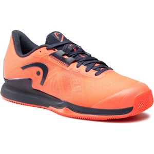 Pomarańczowe buty sportowe Head w sportowym stylu